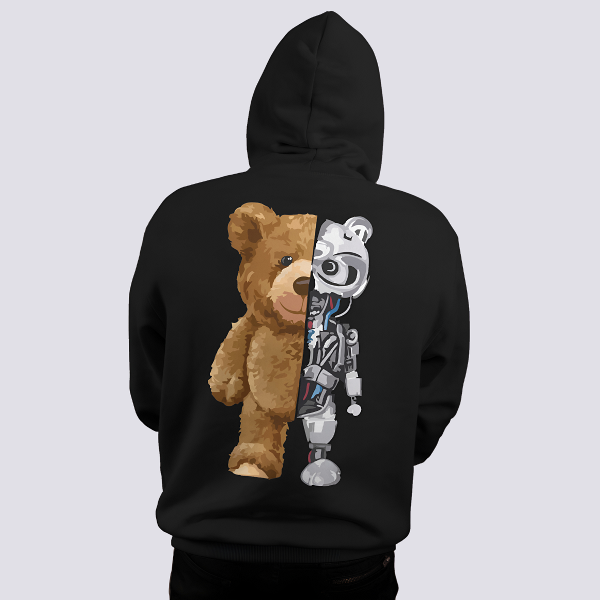 Teddy 2025 hoodie black