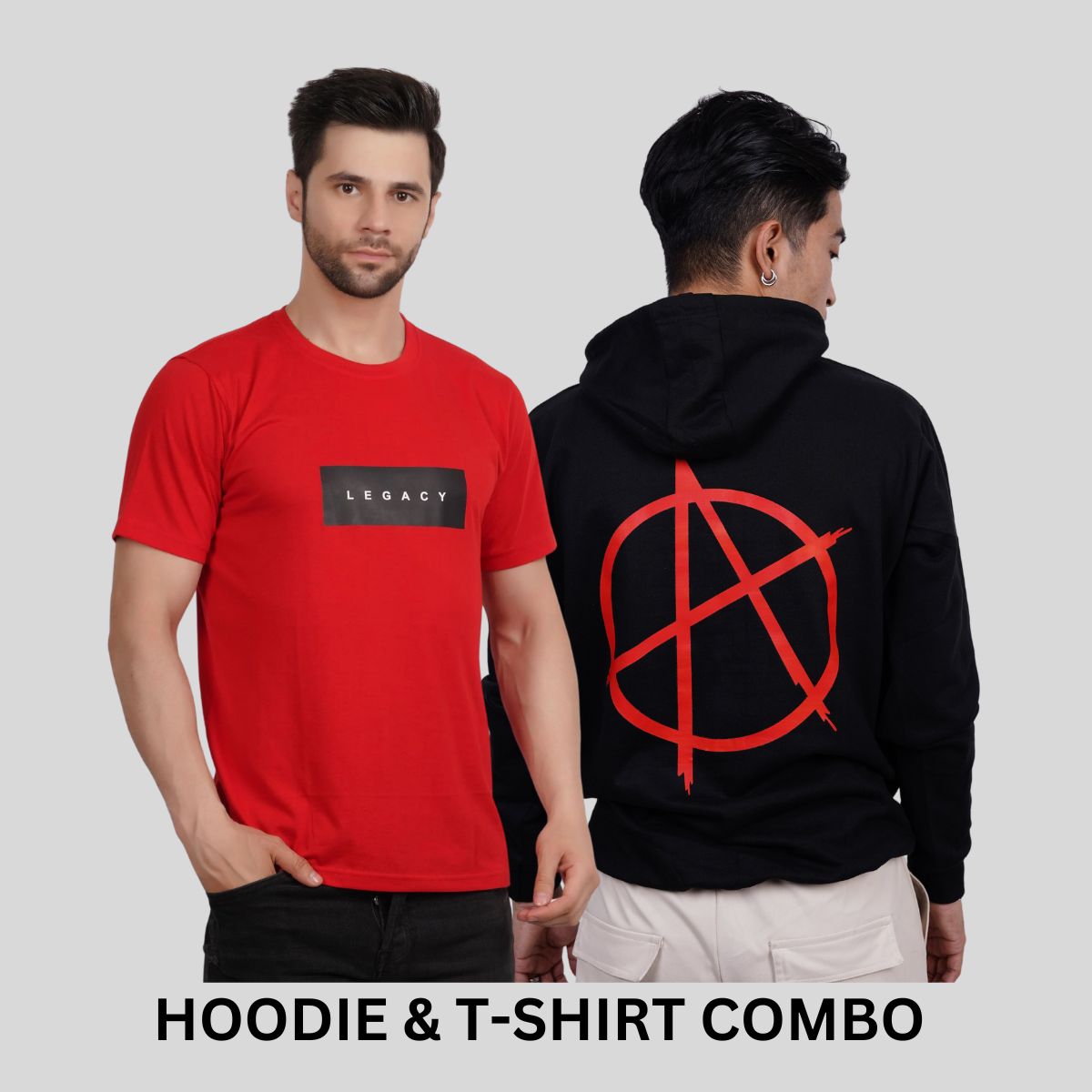 ULTIMATE COMBO -Alpha Hoodie + Legacy Tees By Demonwear (DW019)